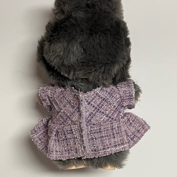 Designer Bow Dress 2 Piece Outfit For Labubu The Monsters Clothing Purple - Picture 4 of 7